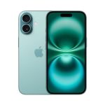 Apple iPhone 16 5G 128GB (8GB Ram) Single-Sim +eSim Teal EU