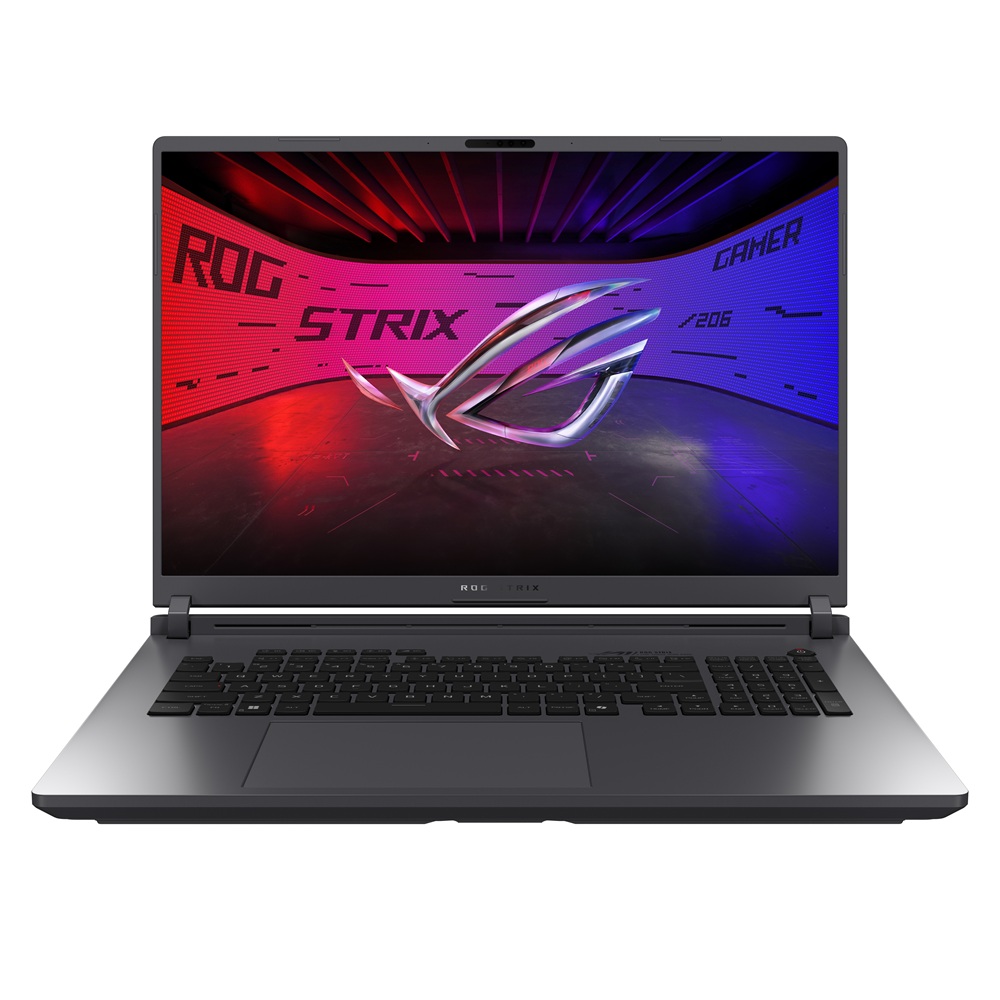 207-94-ASNRSG18J ASUS Laptop ROG Strix G18 G814PM-S9025W 18'' 2560 x 1600, IPS 240Hz R9-8940HX/32GB/1TB SSD NVMe PCIe 4.0/NVidia GeForce RTX 5060 8GB/Win 11 Home/2Y/Eclipse Gray/With ROG backpack - Image 1