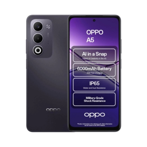 6932169372503-OneThing_Gr Oppo A5 4G 128GB (4GB Ram) Dual-Sim Midnight Purple EU - Image 1