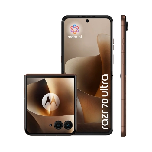 Motorola-Razr-70-Ultra-PANTONE-cocoa-OneThing_Gr Motorola Moto Razr 70 Ultra 5G 512GB (16GB Ram) Dual-Sim Cocoa Brown EU - Image 1