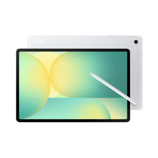 Samsung-Galaxy-Tab-S10-FE-X620-Silver-OneThing_Gr Samsung Galaxy Tab S10 FE+ (X620B 2025) 13.1″ WiFi 128GB (8GB Ram) Silver EU - Image 1